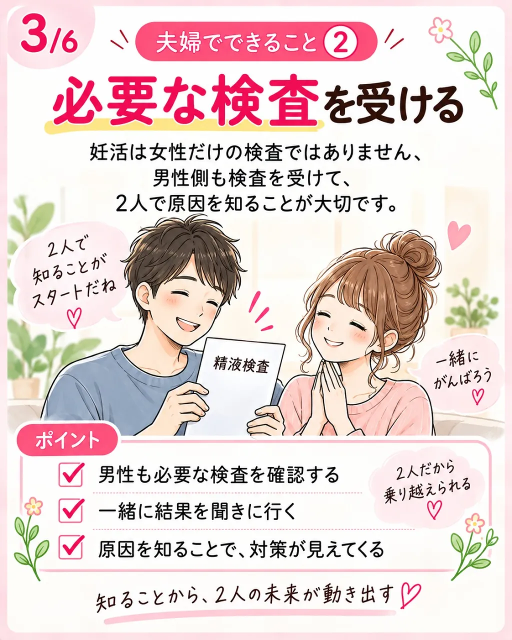 妊活は女性側に通院・服薬・採血・予定管理が集中しやすく、知ら...